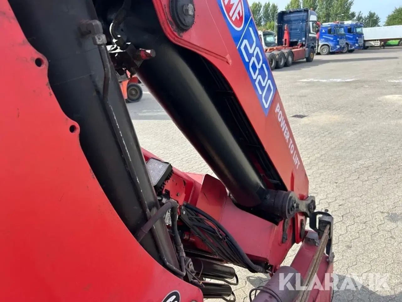 Billede 12 - Lastbilkran HMF 2820 med fly-jib