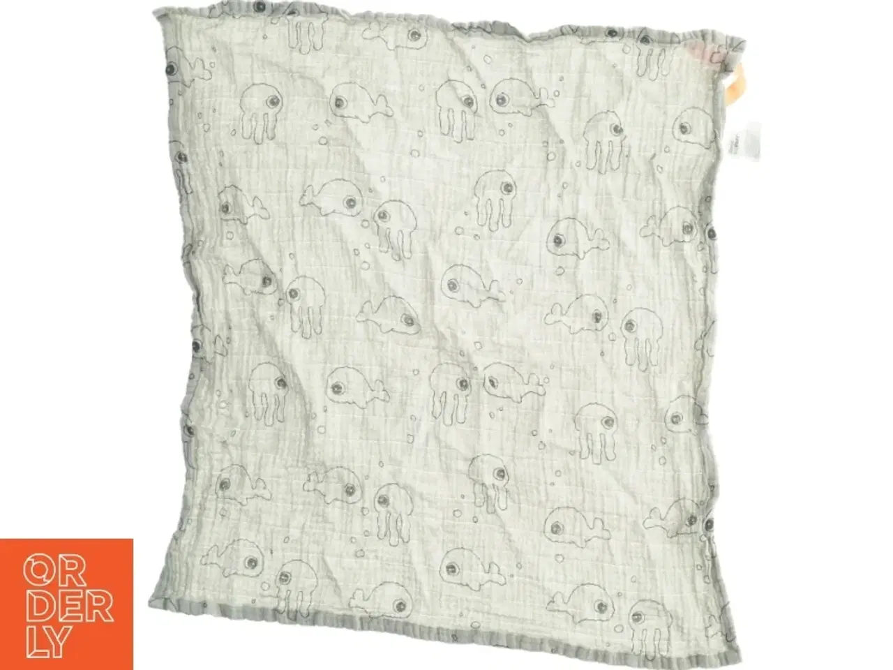 Billede 3 - Babytæppe med dyremønster fra Donebydeer (str. 60 x 60 cm)