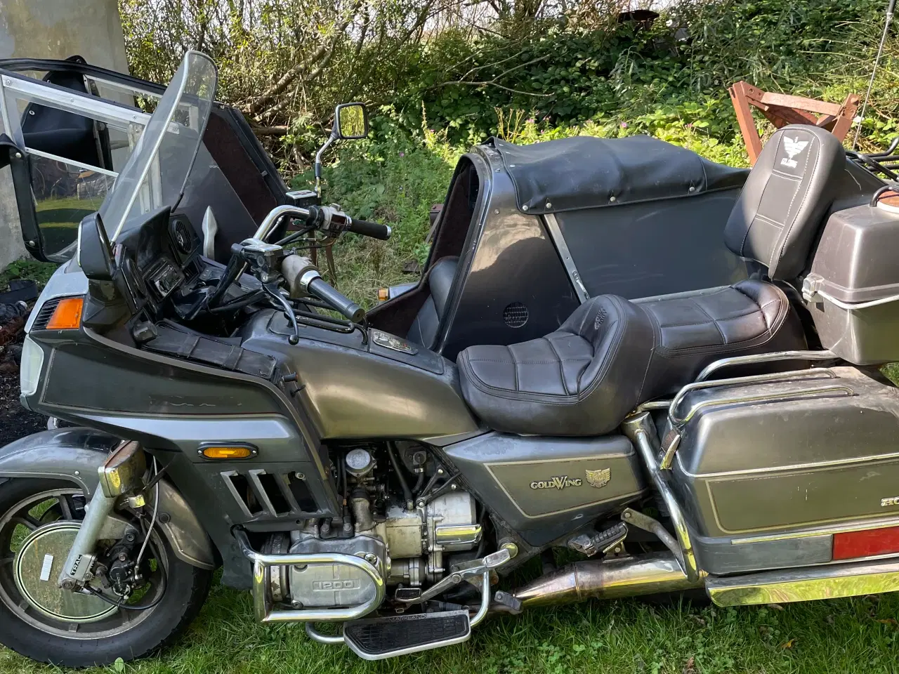 Billede 1 - Honda Goldwing 1200 med sidevogn 