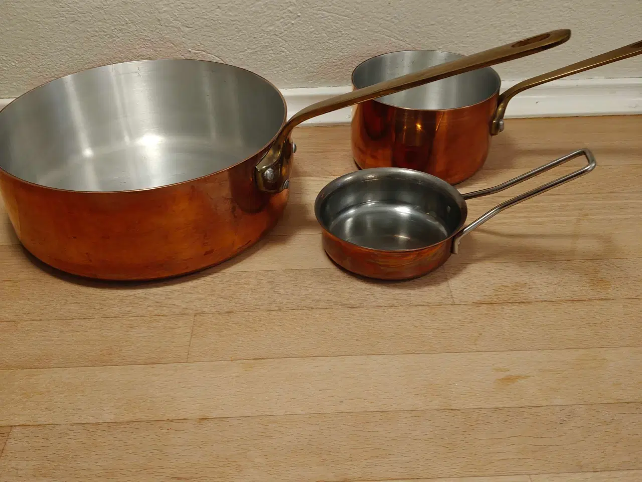 Billede 1 - Kobber gryder ikke brugt