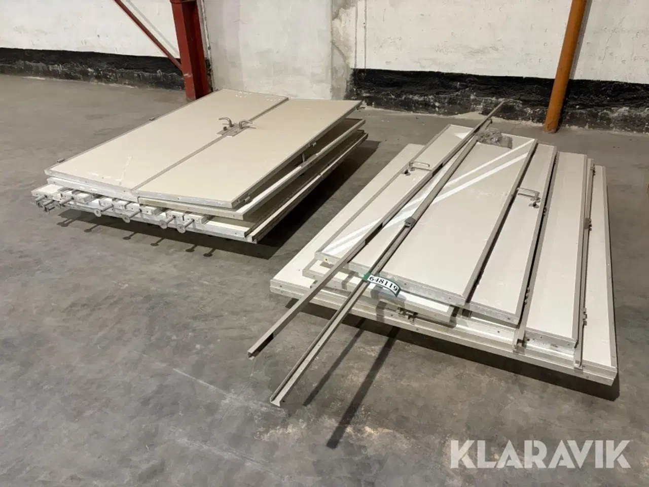 Billede 1 - Skillerumsvægge med døre 2 sektioner