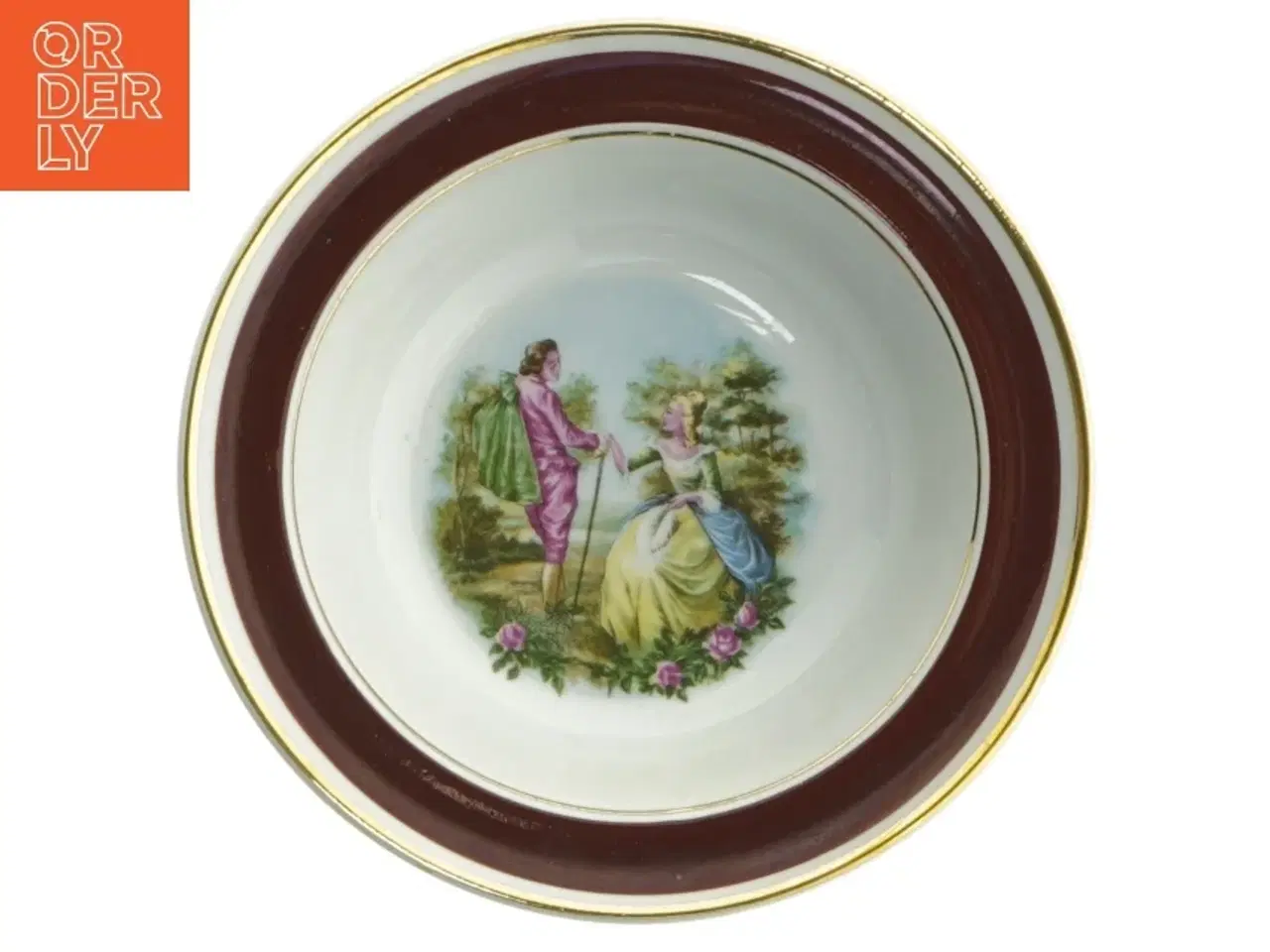 Billede 4 - Dekorative platter med rokokomotiver fra Arabia (str. Ø. 17. cm. 6 styk)