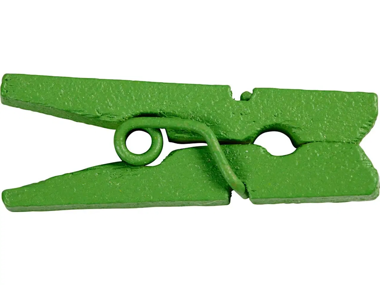 Billede 1 - Grøn Minitøjklemme i Træ - 36 stk. til Kreative Projekter