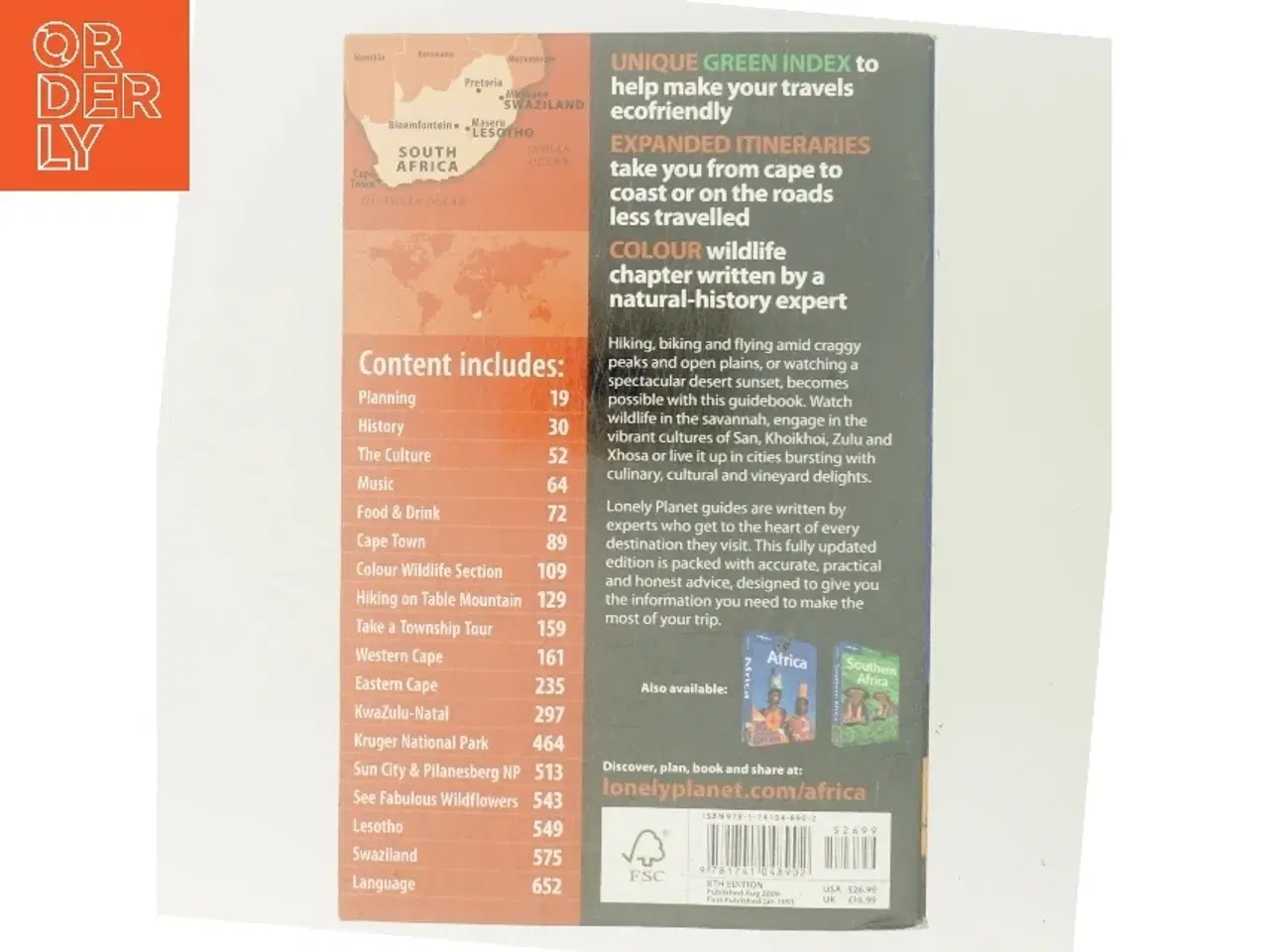 Billede 3 - South Africa, Lesotho & Swaziland af James Bainbridge (Bog)