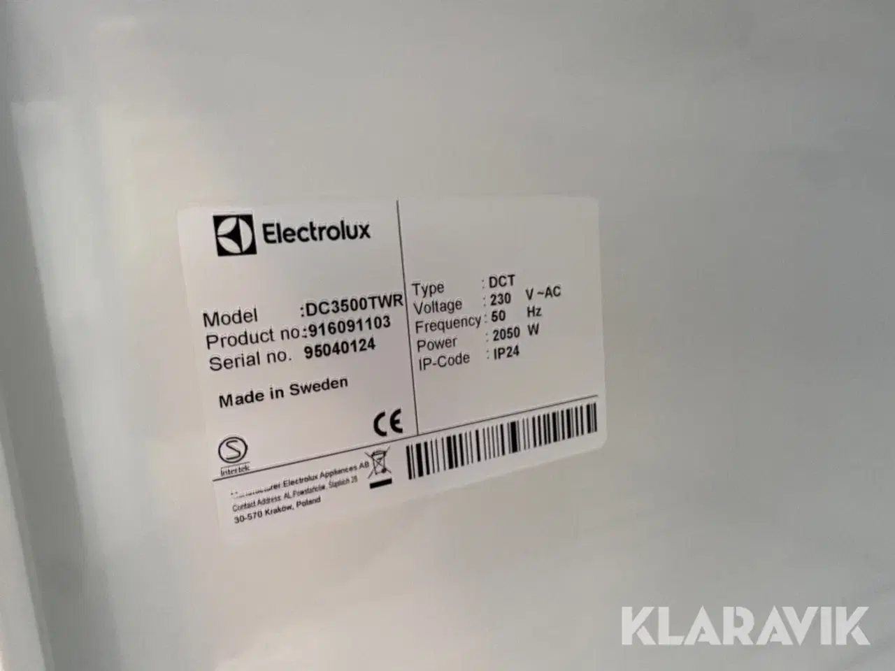 Billede 11 - Varmeskabe Electrolux DC3500TWR - 2 styk