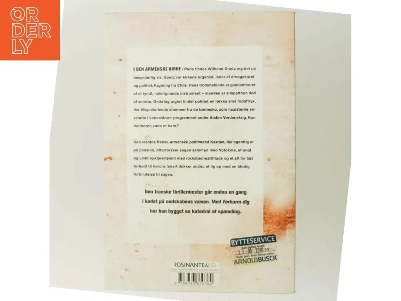 Billede 3 - 'Forbarm dig' af Jean-Christophe Grangé (bog)