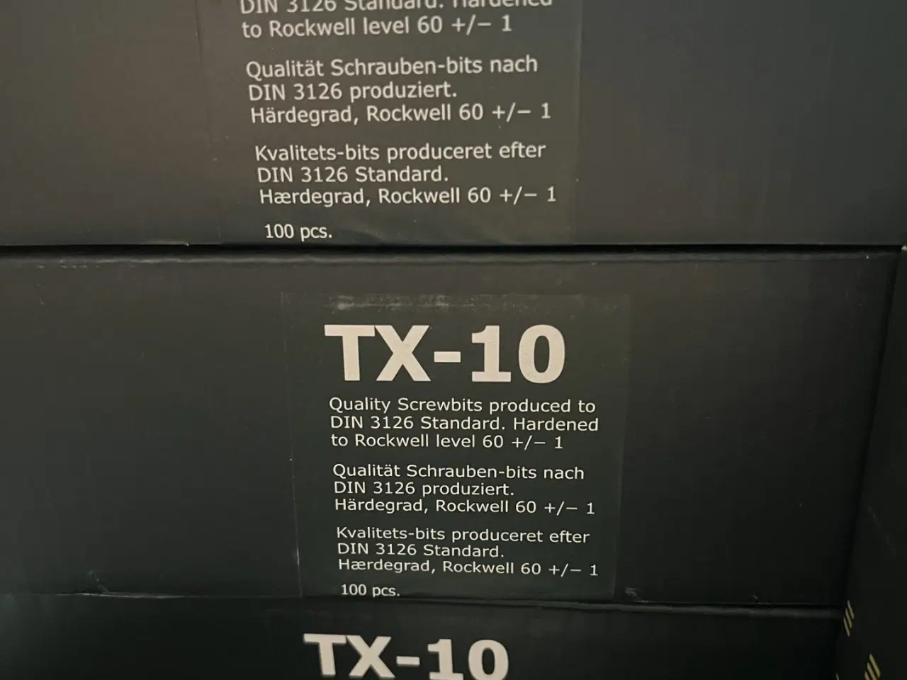 Billede 2 - 450 stk. Torx Bits TX10 GRATIS FRAGT !