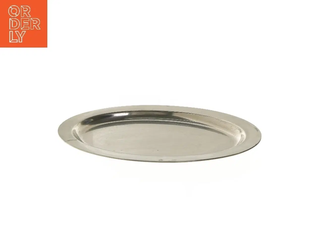 Billede 2 - Ovalt metal fad (str. 31,5x45 cm)