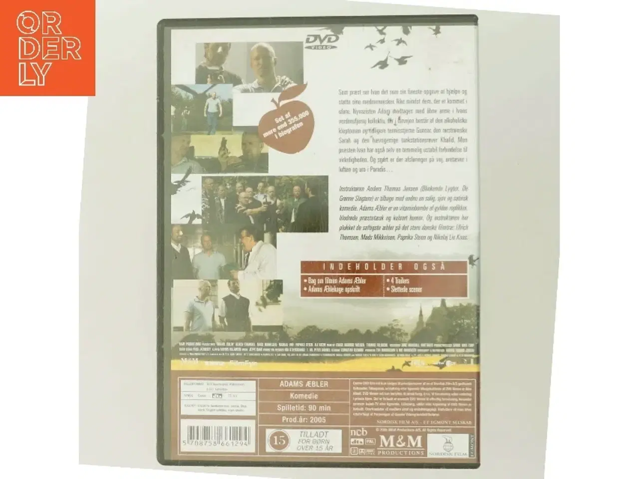 Billede 3 - Adams Æbler fra Nordisk med Nikolaj Lie Kaas (DVD)