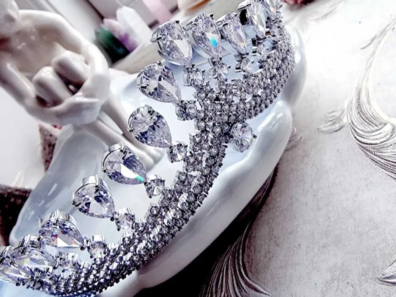 Billede 8 - Tiara bryllup SUPER KVALITET