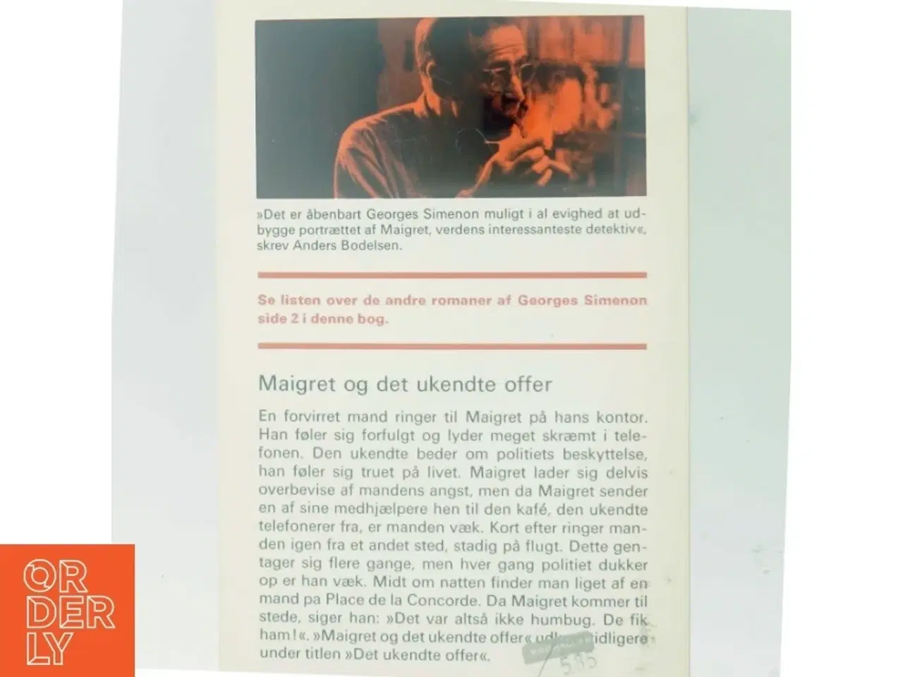 Billede 3 - Maigret og det ukendte offer af Georges Simenon (Bog)