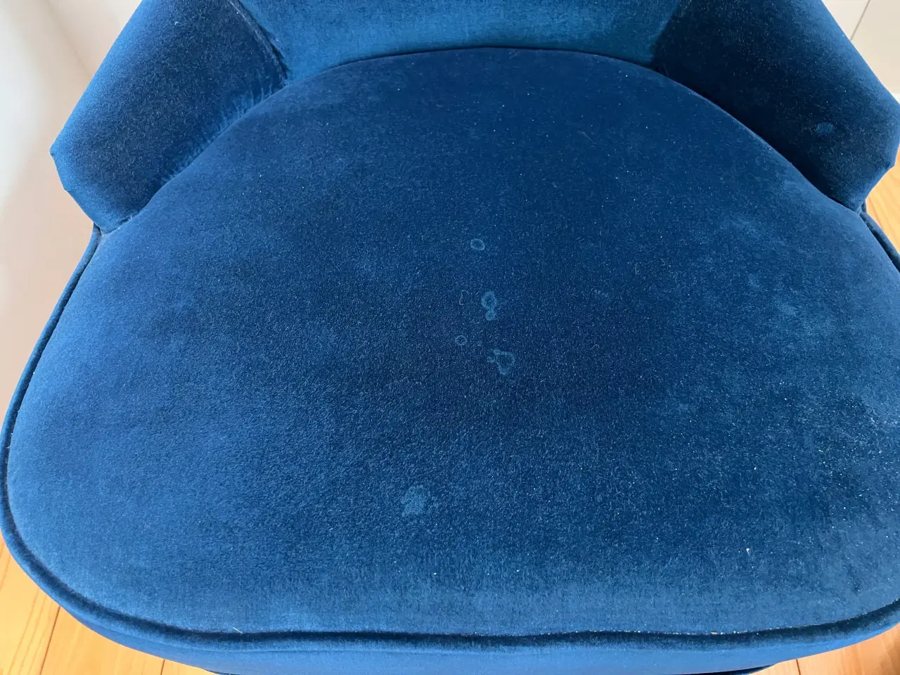 Billede 3 - Blå plys lænestol fra IKEA – REMSTA