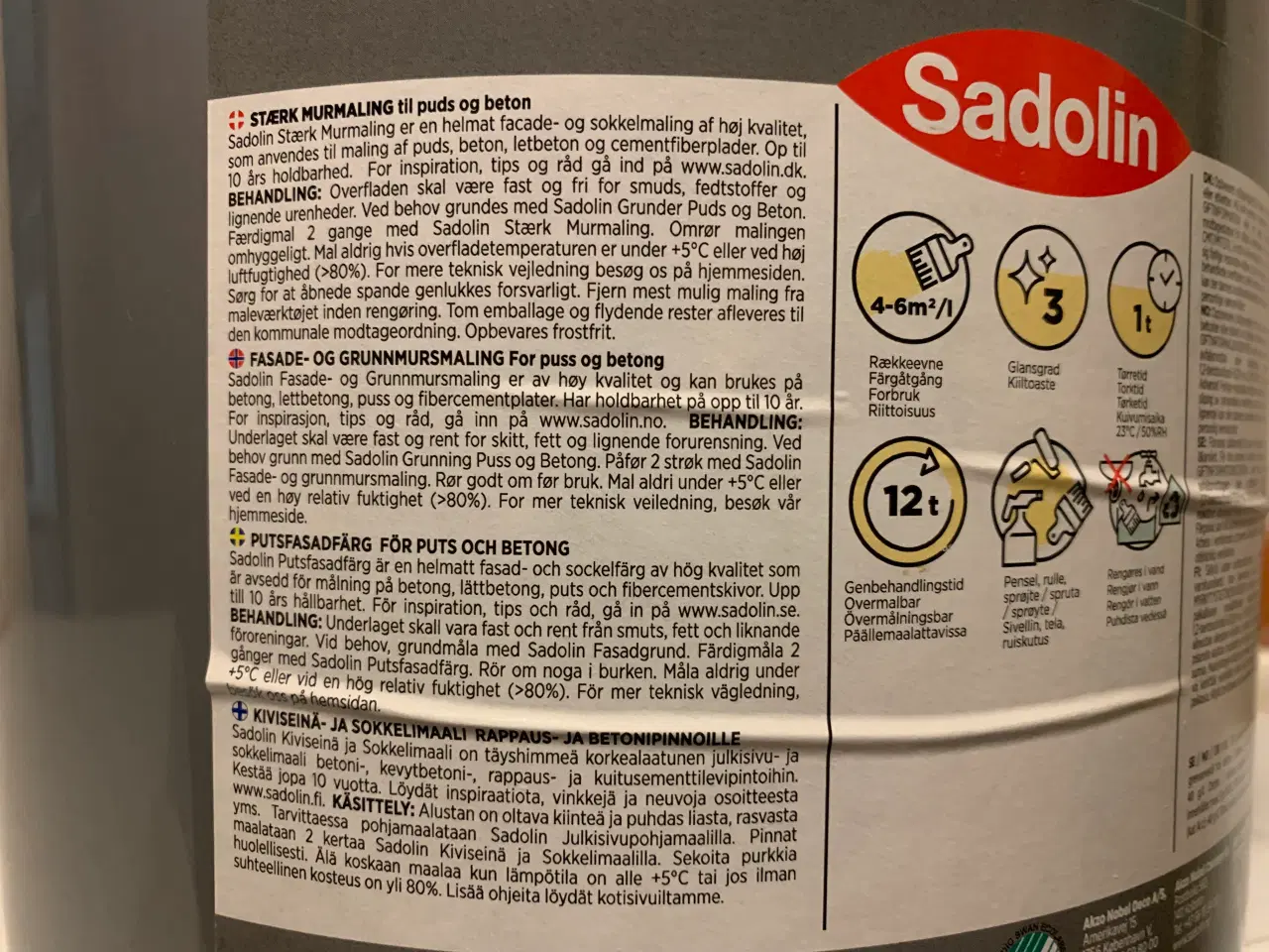 Billede 3 - Lys grå super stærk facademaling