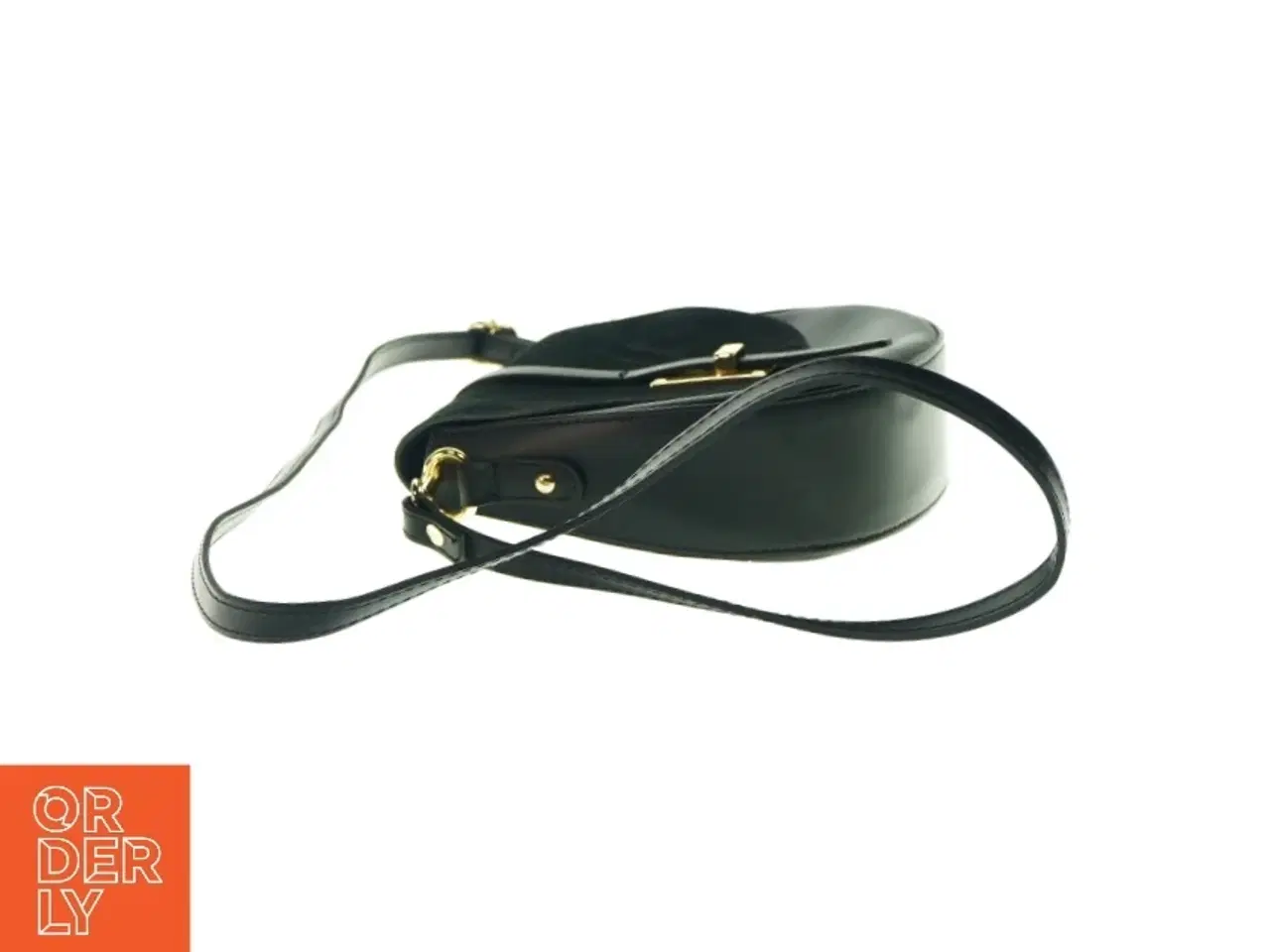 Billede 3 - Lædertaske med skulderrem (str. 20 x 20cm), meget fin stand