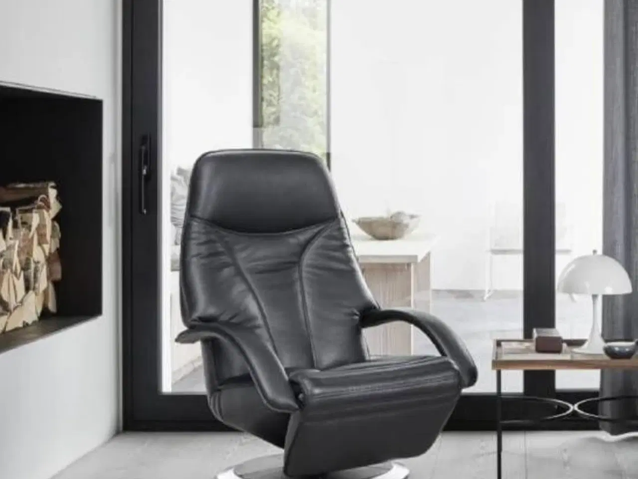 Billede 1 - Berg Dream Balance læderlænestol