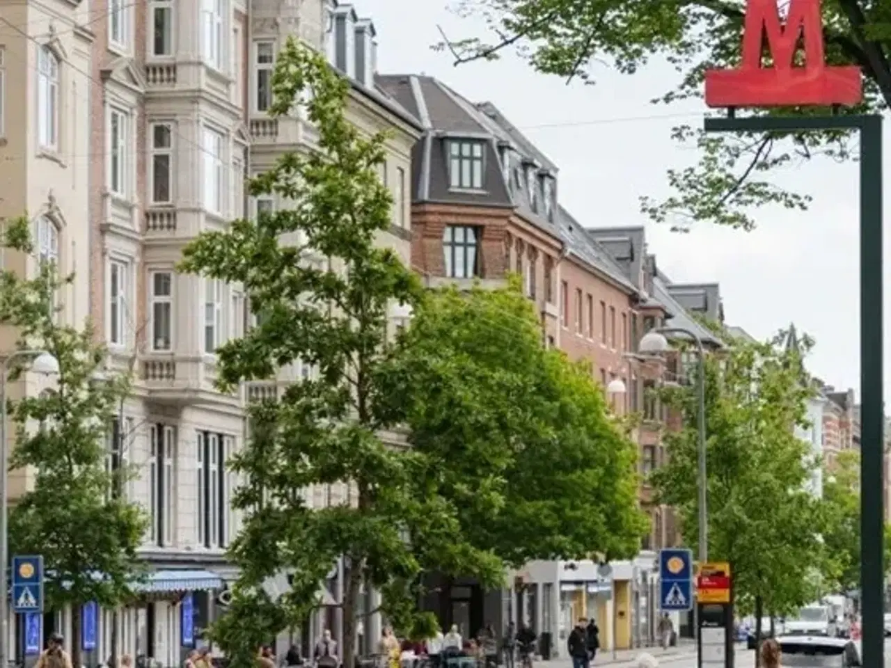 Billede 1 - Skøn bybase med altan, elevator og grøn gård – lige ved Aksel Møllers Have
