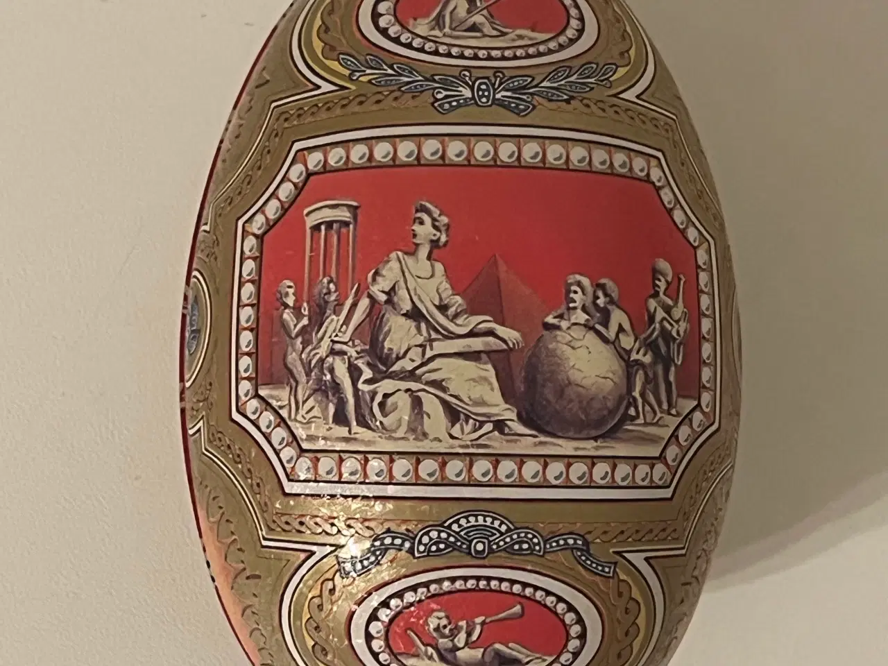 Billede 1 - Påskeæg i metal - Fabergé-æg