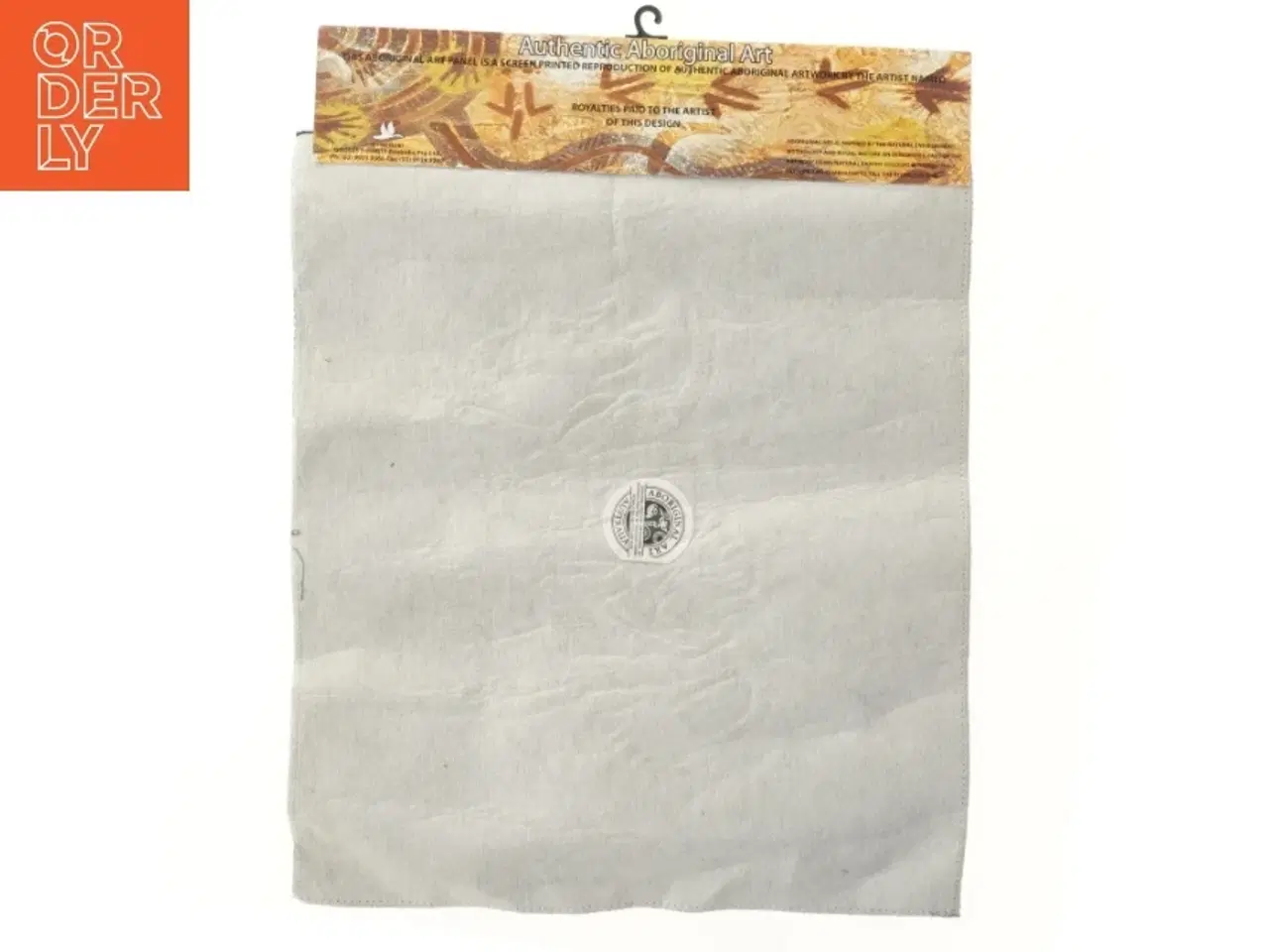 Billede 2 - Australsk Aboriginsk  kunstvægophæng fra Christian Bity (str. 50x42 cm)