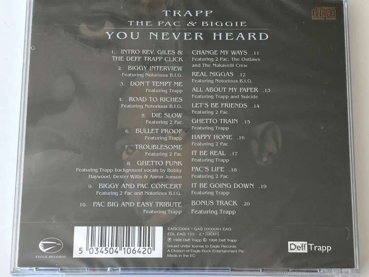 Billede 3 - Trapp The Pac & Biggie You Never Heard - FOLIERET
