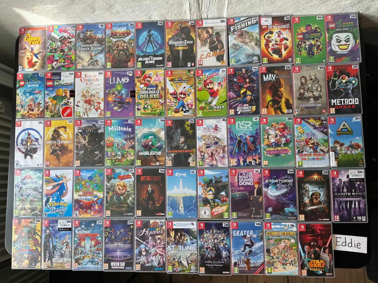 Billede 3 - 130 stk Nintendo Switch Spil Sælg