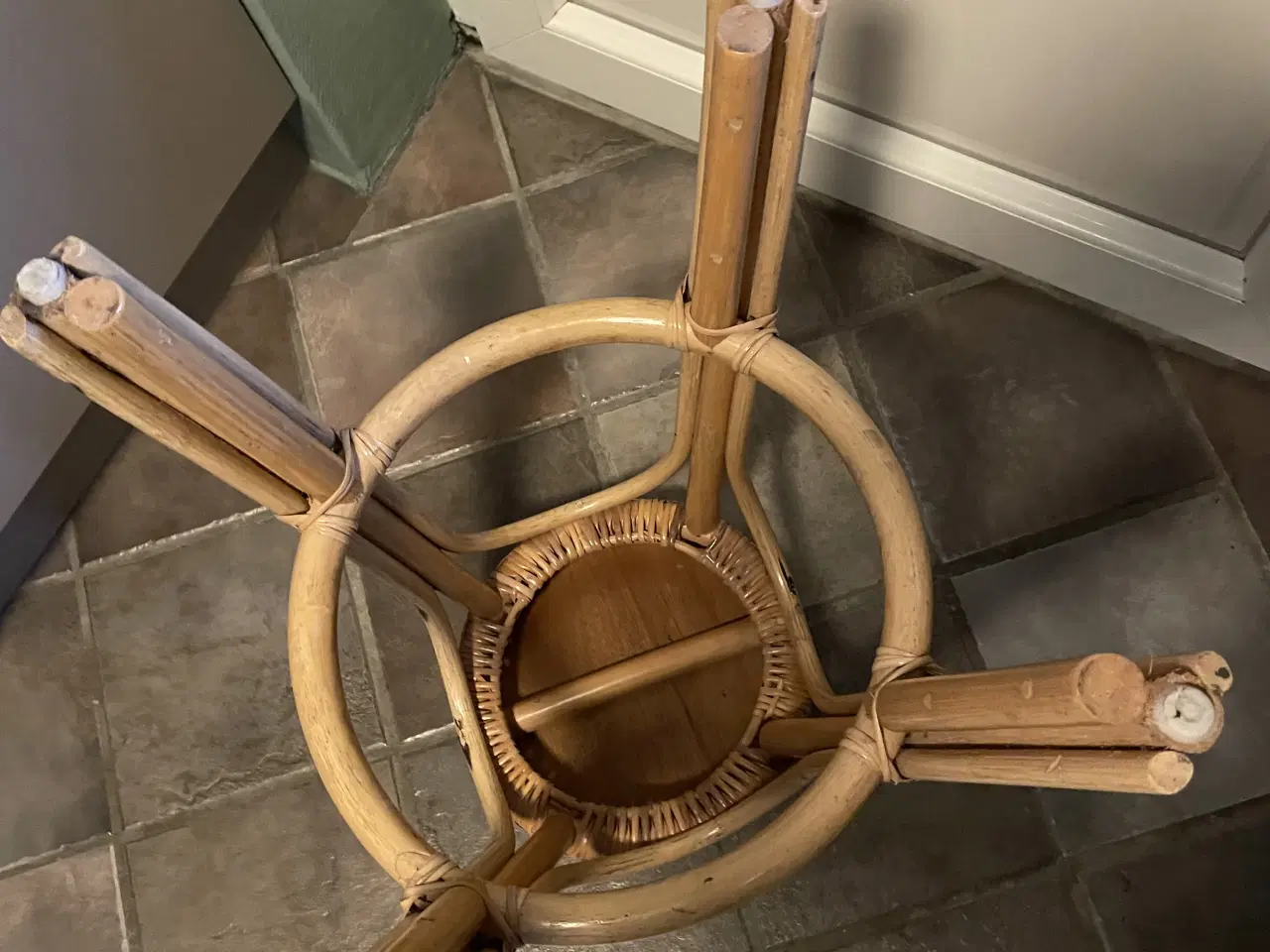Billede 3 - Flot bambus stol