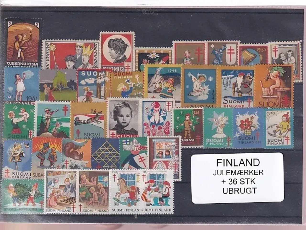 Billede 1 - Finland Julemærker 36 Stk. Ubrugt