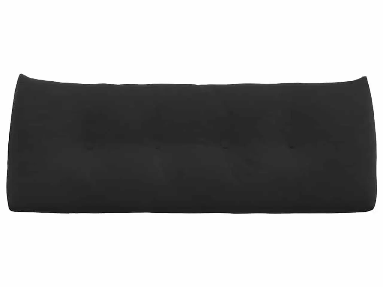 Billede 6 - Rygpude Sort 120 x 24 x 50 cm Fløjl