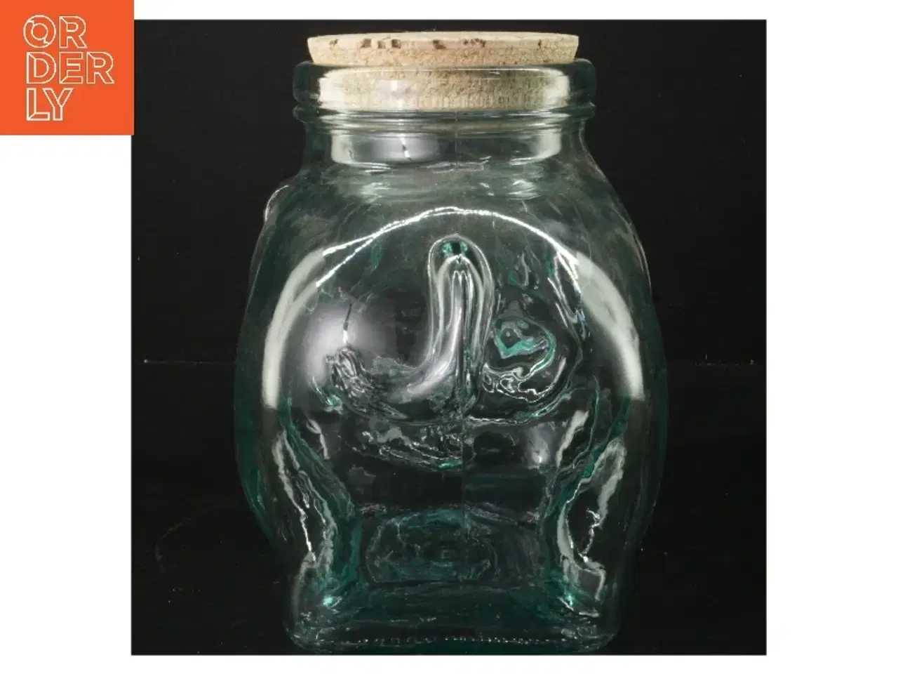 Billede 2 - Glasbeholder formet som en elefant (str. 24 cm)