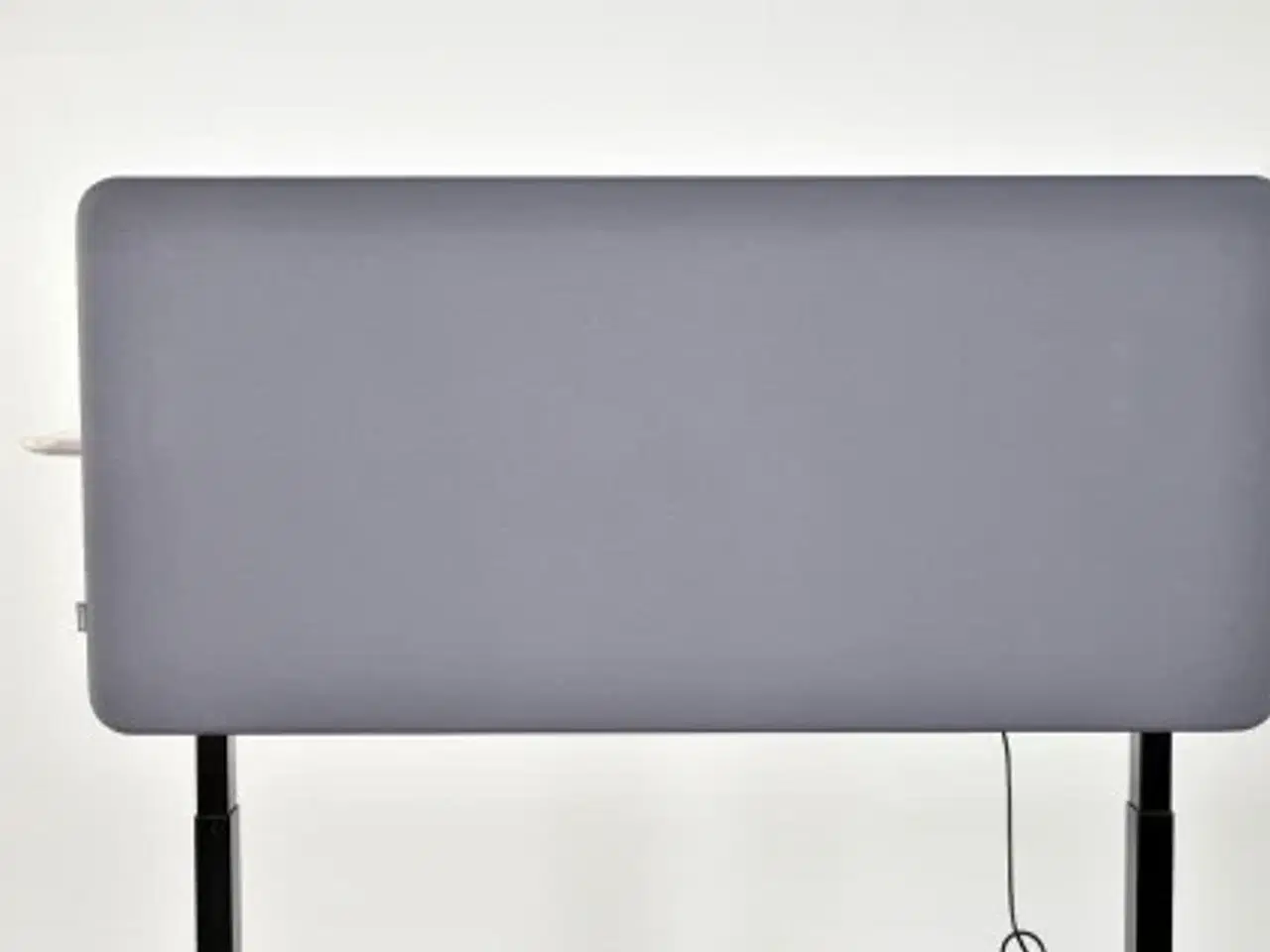 Billede 1 - Abstracta bordskærm i grå, inkl. beslag.
