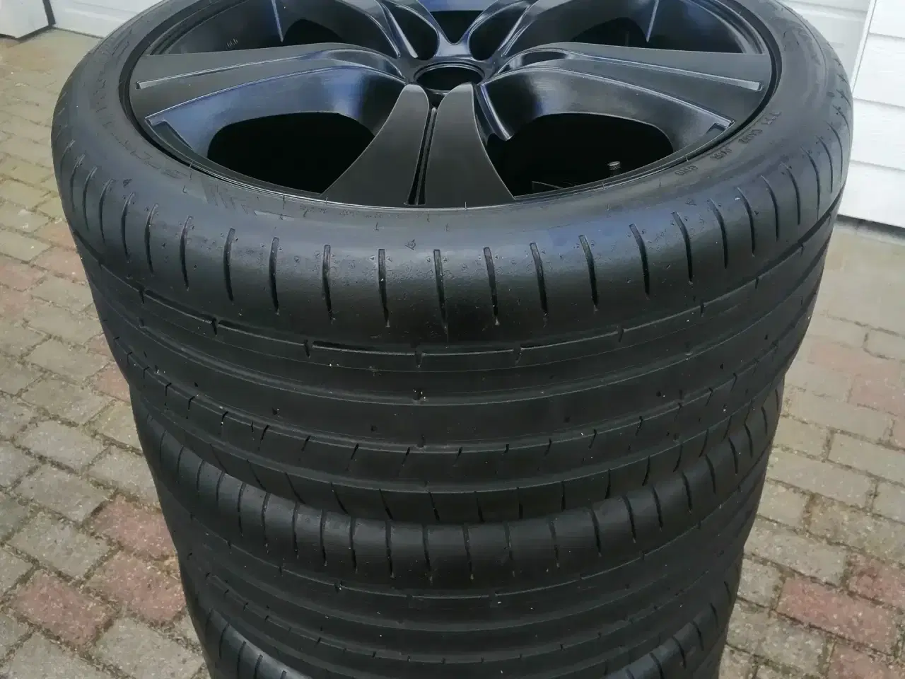 Billede 3 - Nye 19` alufælge ink DUNLOP, TPMS, 5x112 NEDSAT