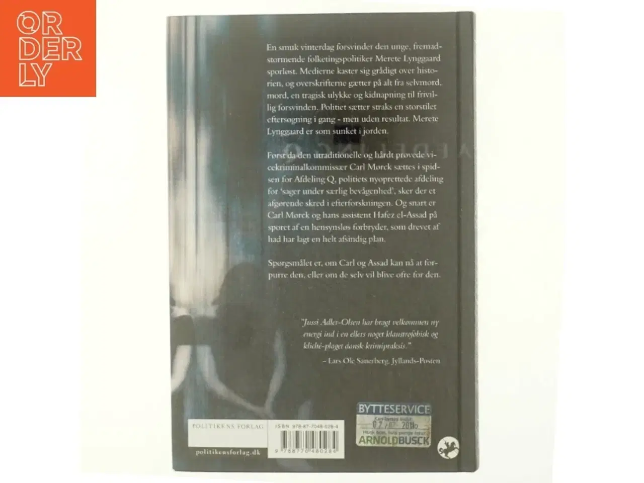 Billede 3 - Kvinden i buret. 1 af Jussi Adler-Olsen (Bog)