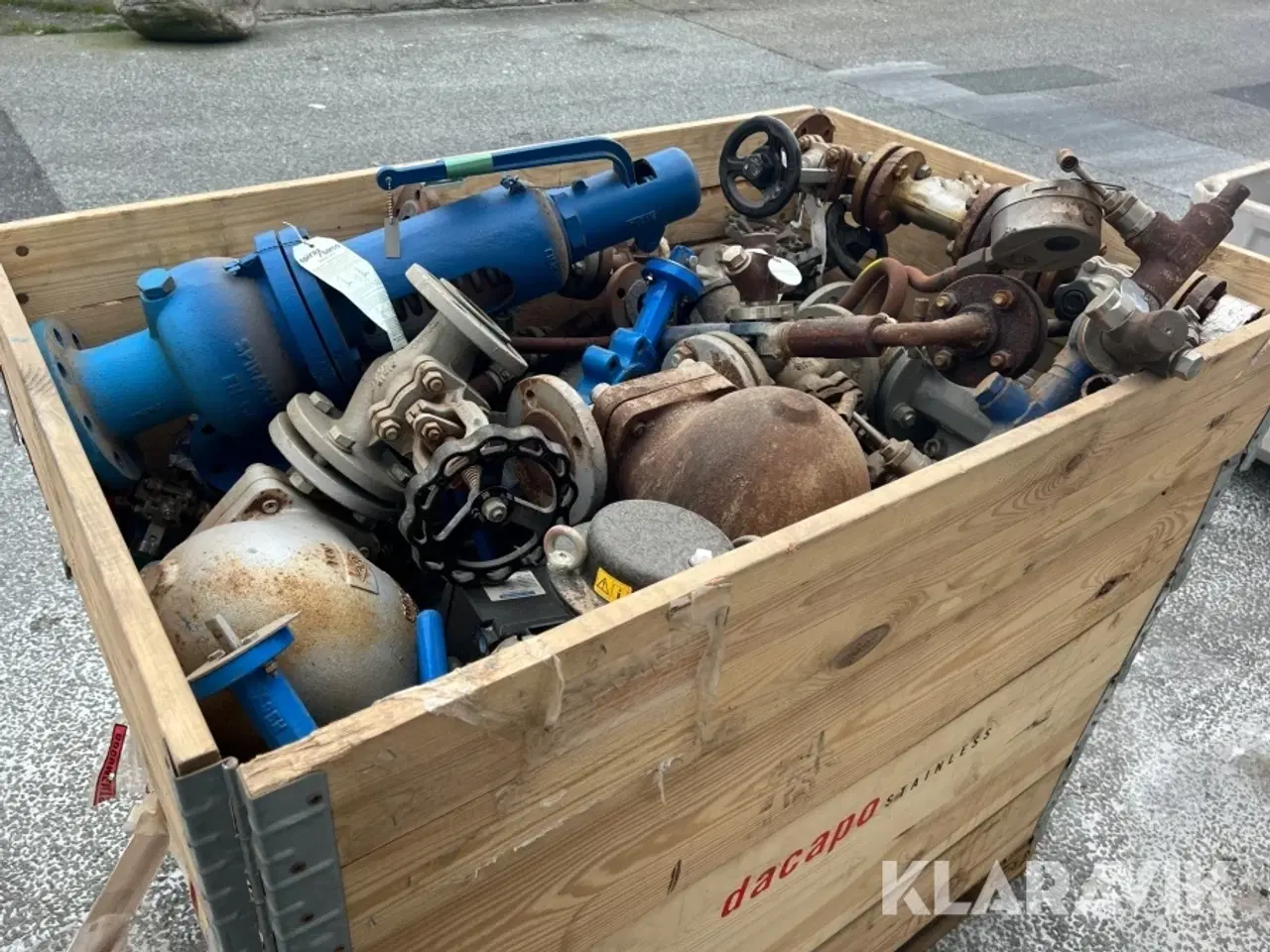 Billede 4 - Blandet lot med ventiler, rørforbindelser og tekniske komponenter