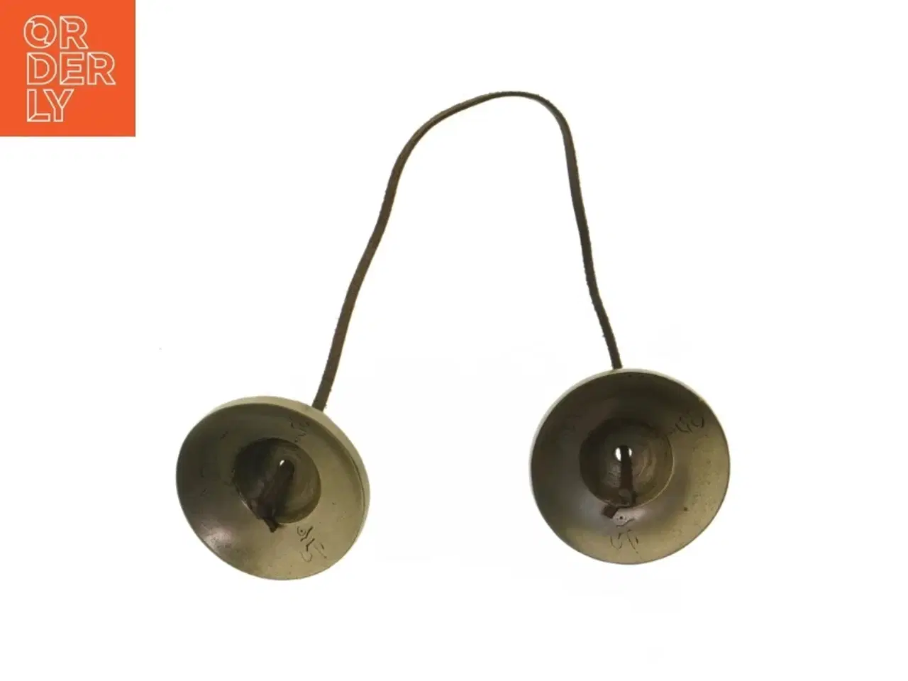 Billede 2 - Tibetansk Tingsha klokke i messing (str. Ø 6,5 cm)