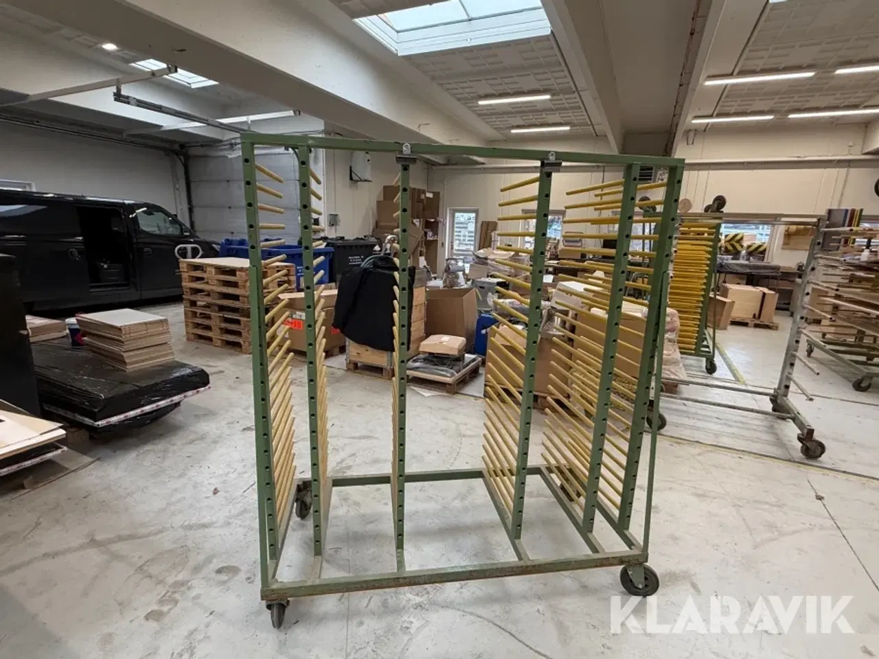 Billede 4 - Pladetørringsvogn / tørrestativ 2 styk.