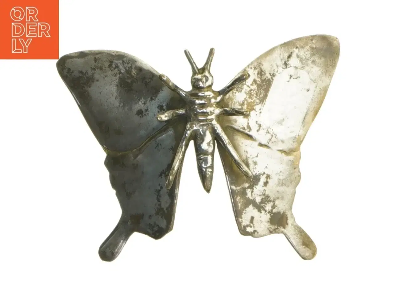 Billede 2 - Metal sommerfugl dekoration (str. 10x12,5 cm)