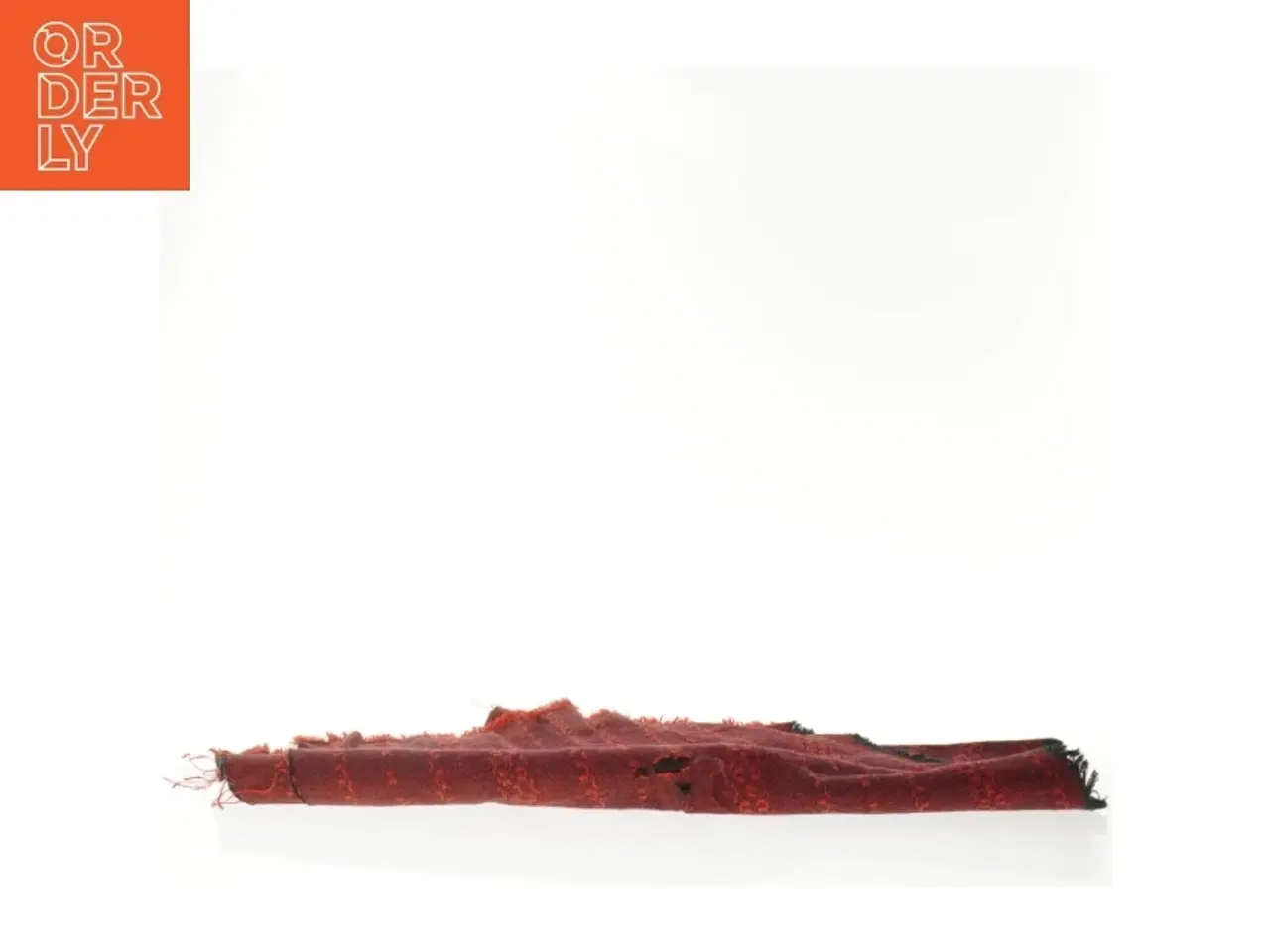 Billede 6 - Rødt håndvævet tæppe (str. 122 x 48 cm)