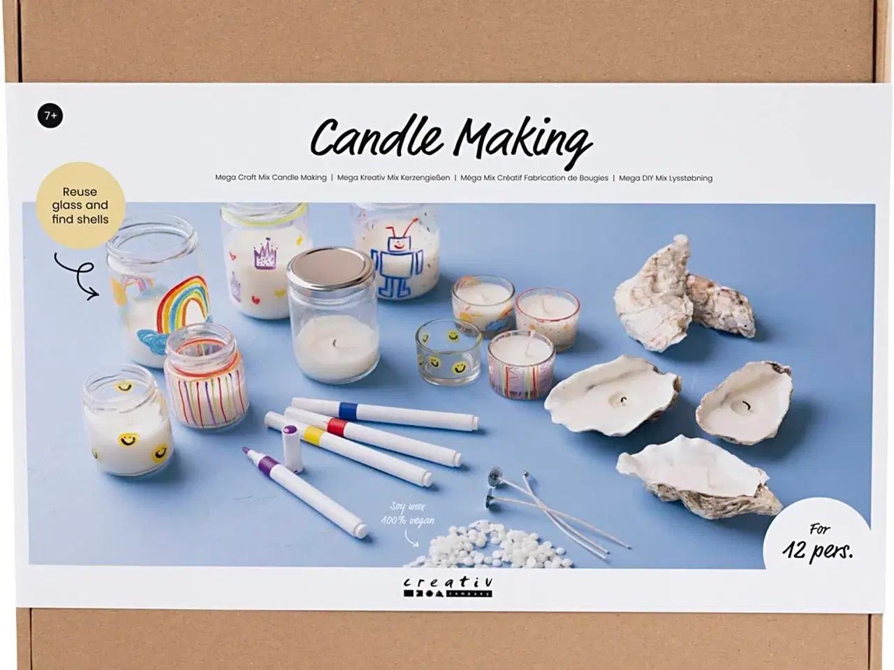 Billede 1 - Mega DIY Mix til Lysstøbning - 10-12 personer