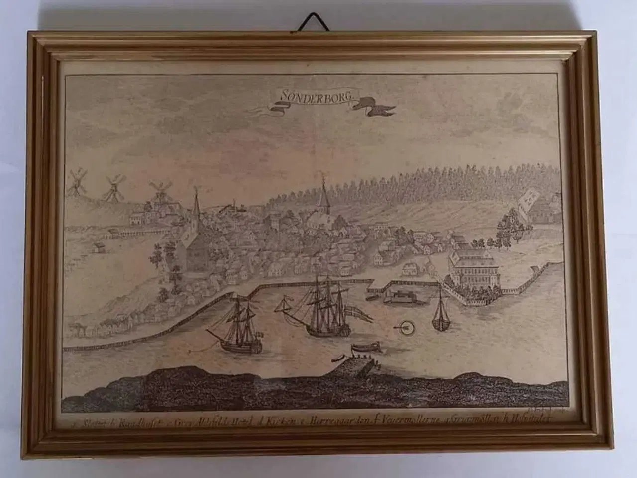 Billede 1 - Billede af gamle Sønderborg 
