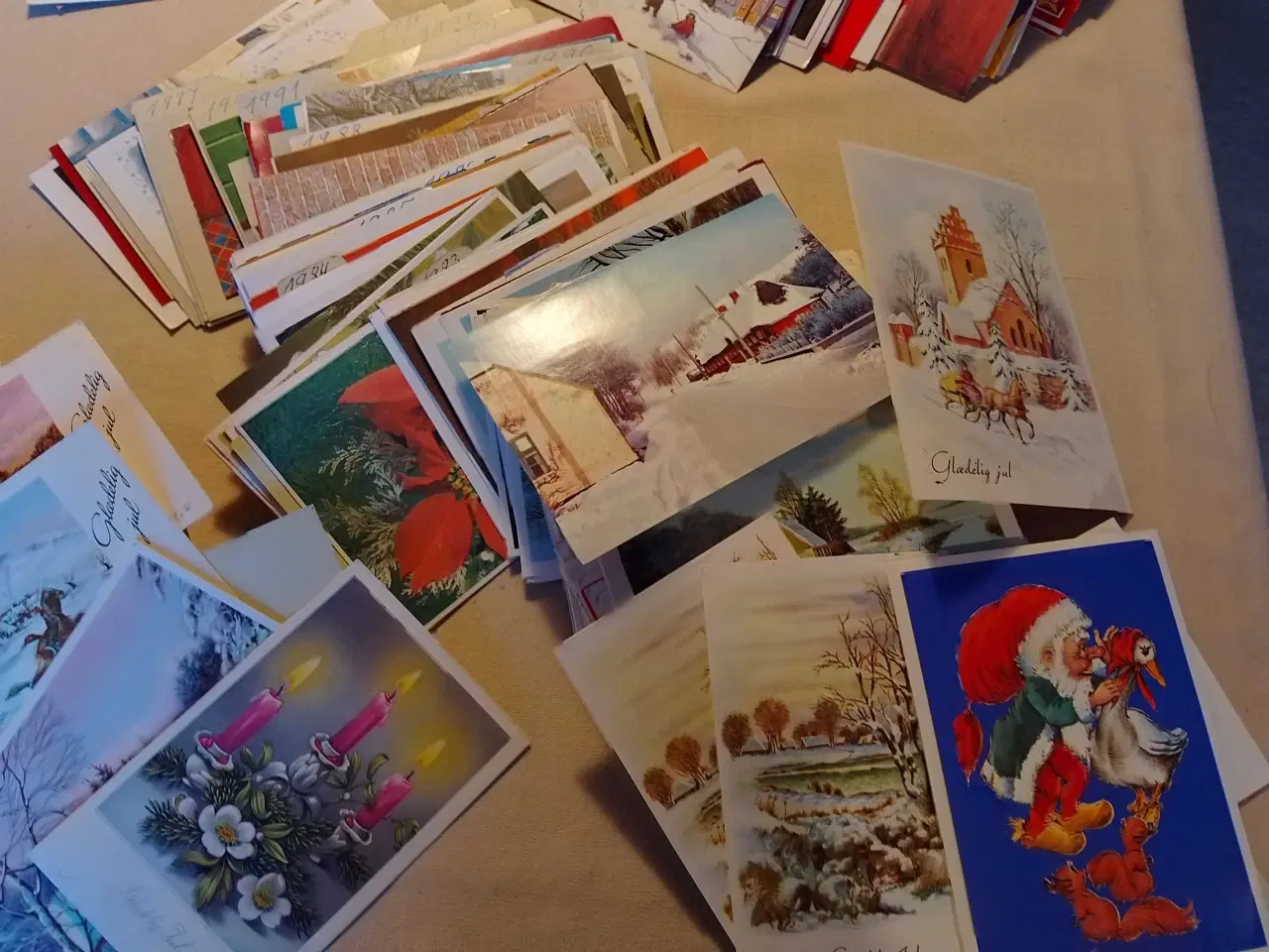Billede 4 - 630 Julekort lot