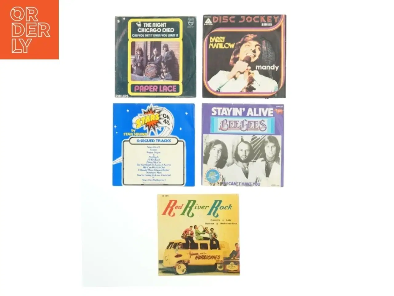 Billede 1 - Samling af 7” vinylsingler (str. Ø. 17,5 cm)