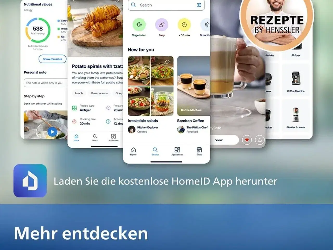 Billede 2 - Airfryer Philips NA353/10 - Hvid, 9 l