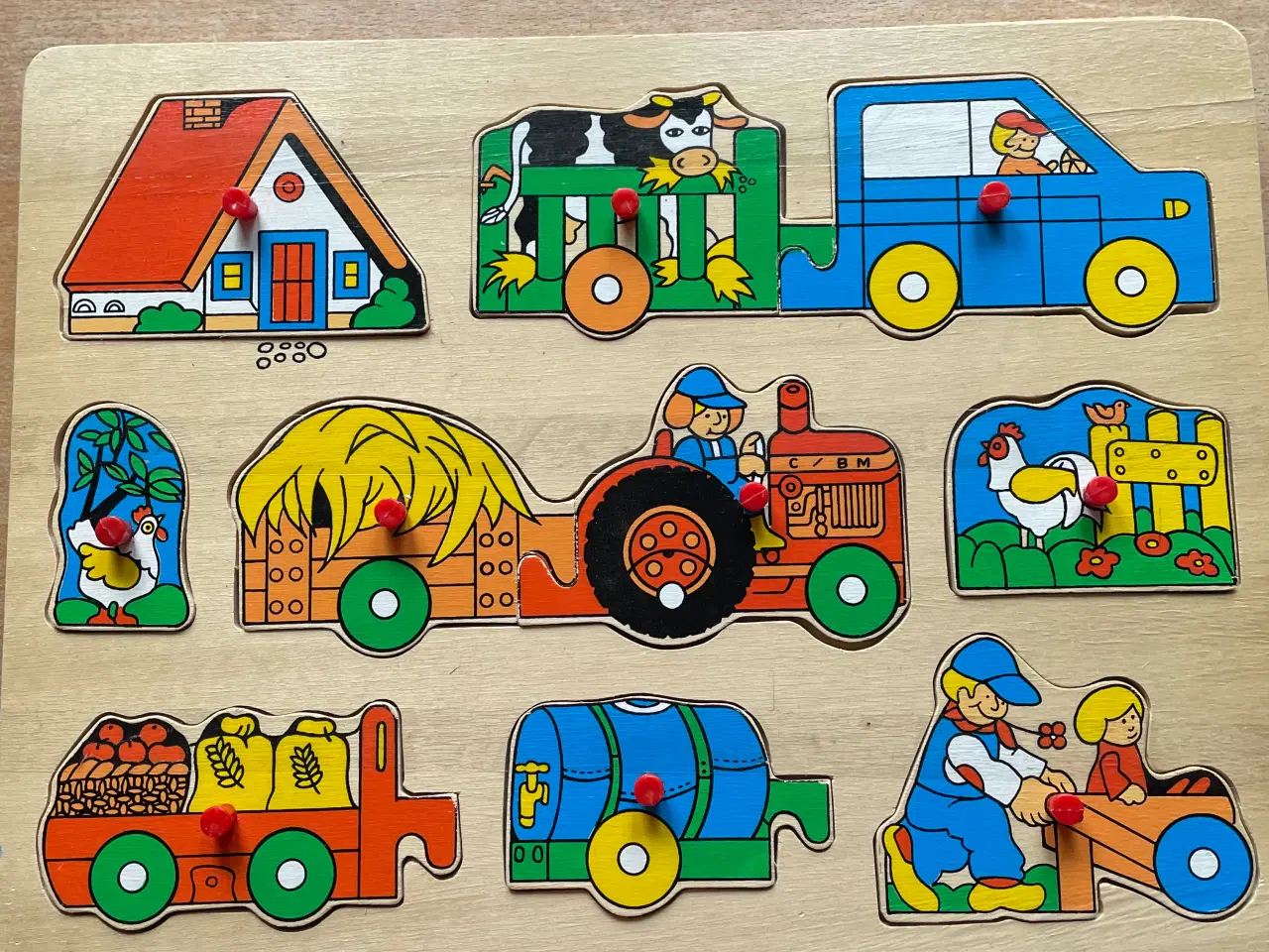 Billede 2 - Puslespil med knopper