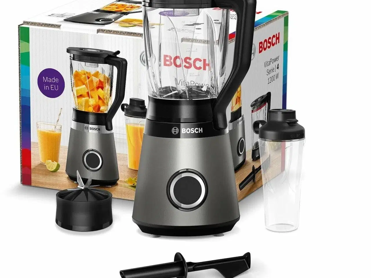 Billede 2 - Kop-blender BOSCH MMB6174S 1200 W 1,5 L 2 L