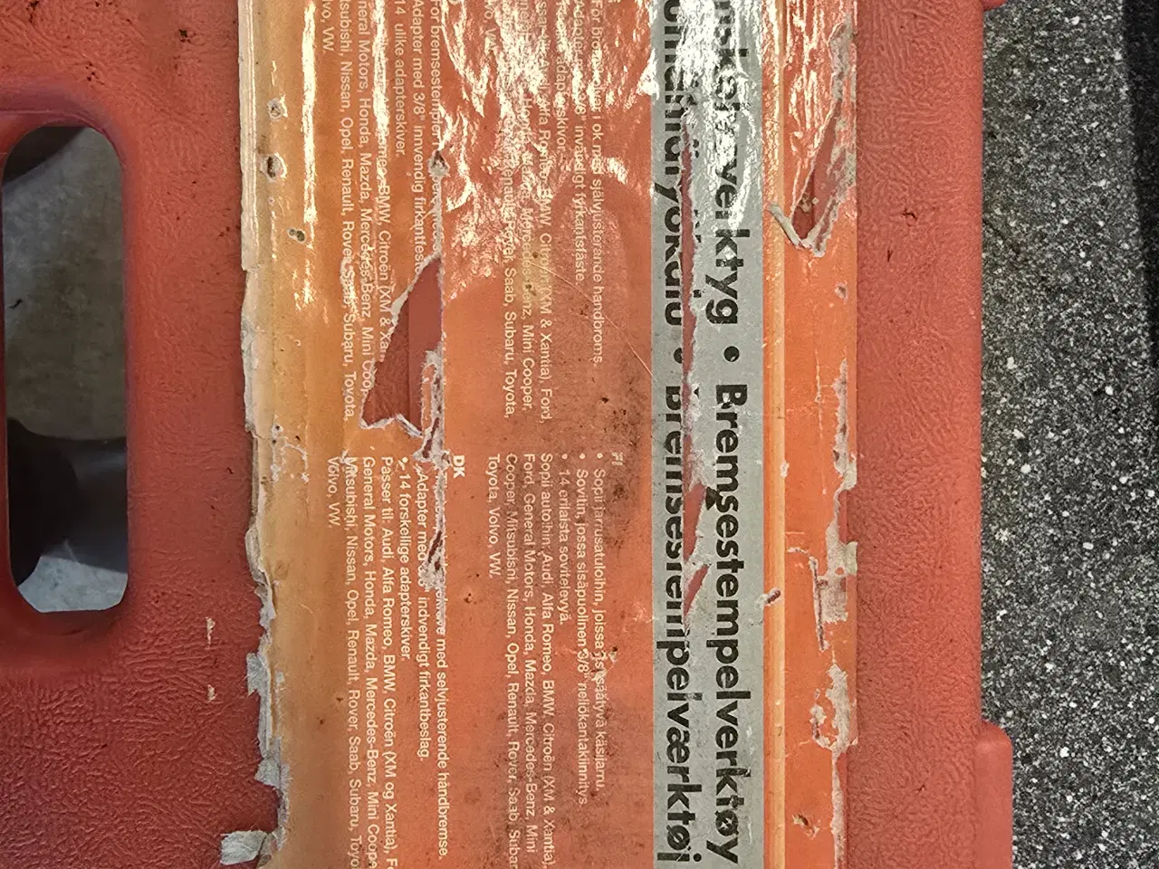 Billede 1 - Bremsestempelværktøjs sæt
