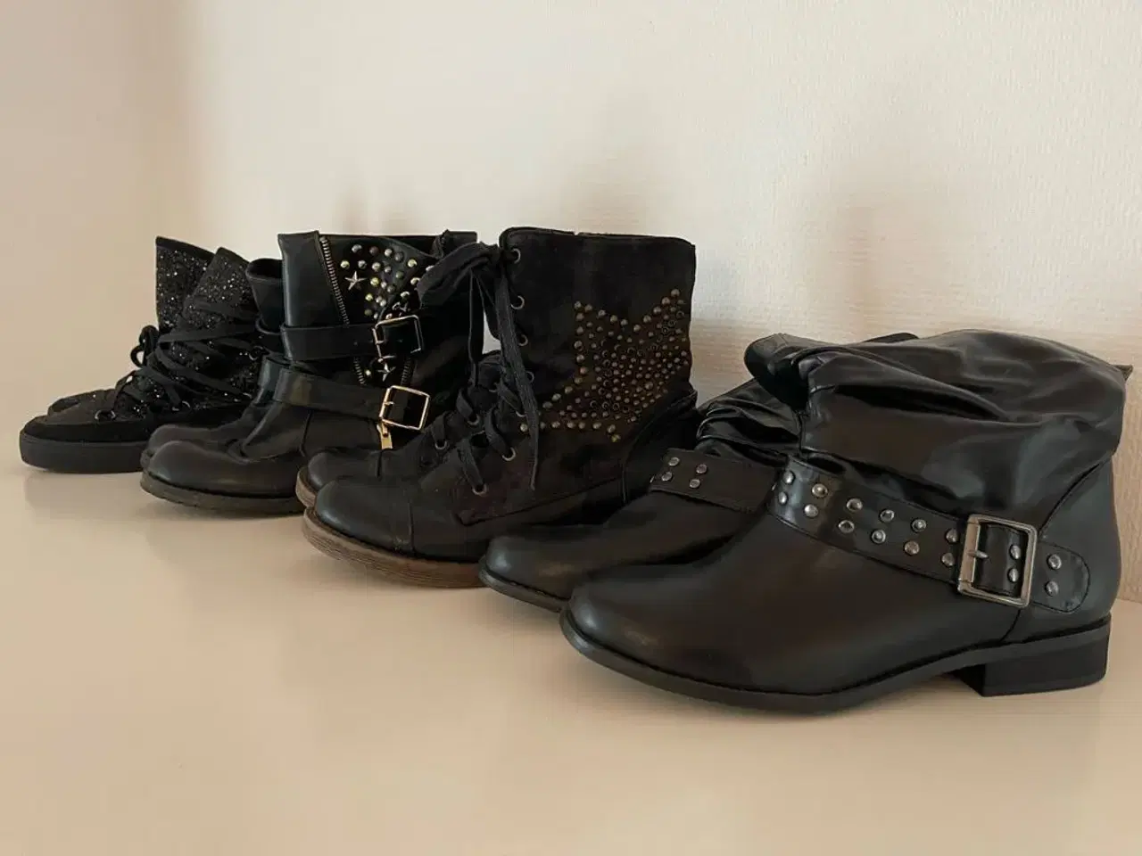 Billede 4 - Fire forskellige sorte gode støvler