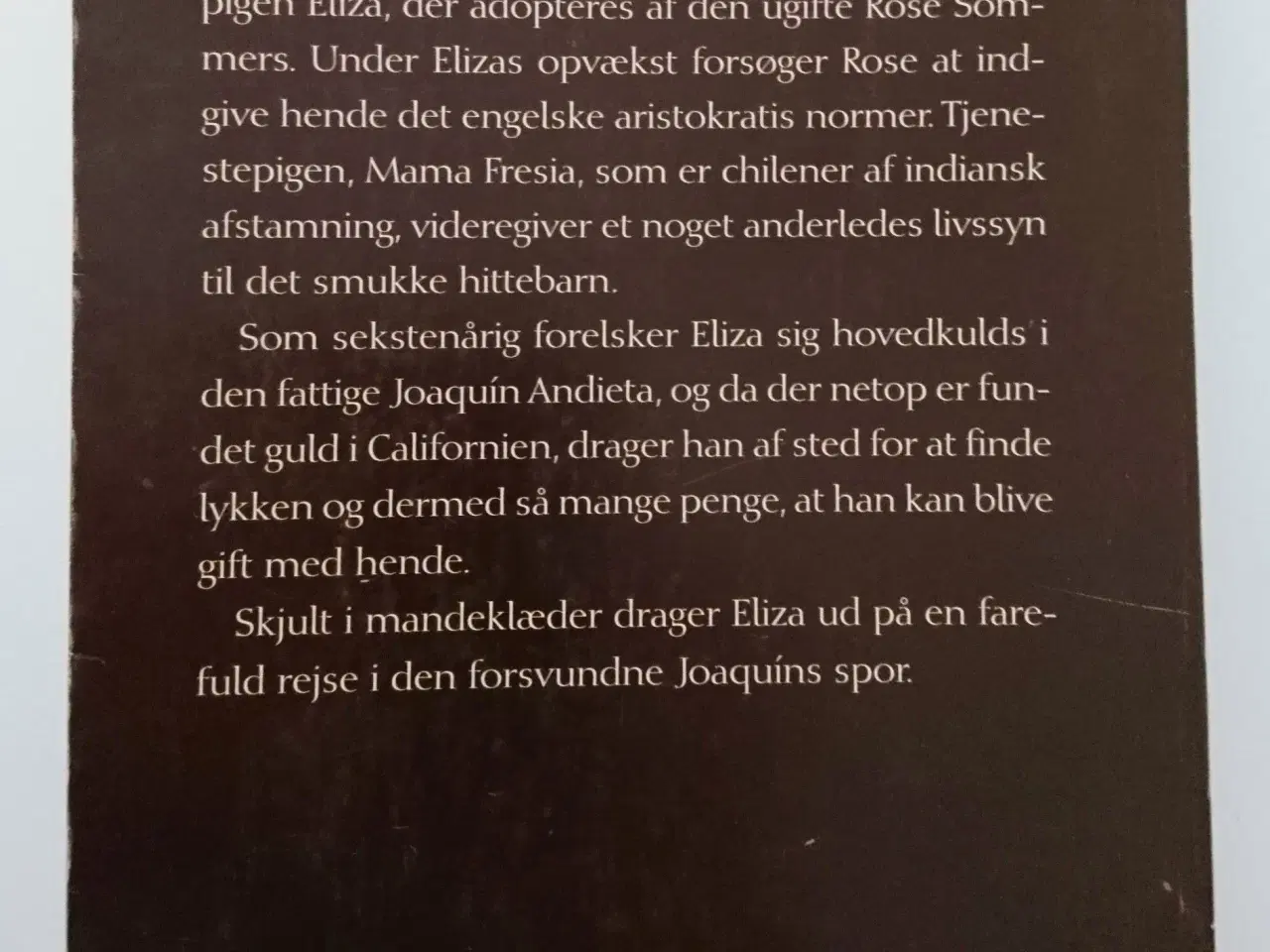 Billede 2 - Lykkens datter. Af Isabel Allende