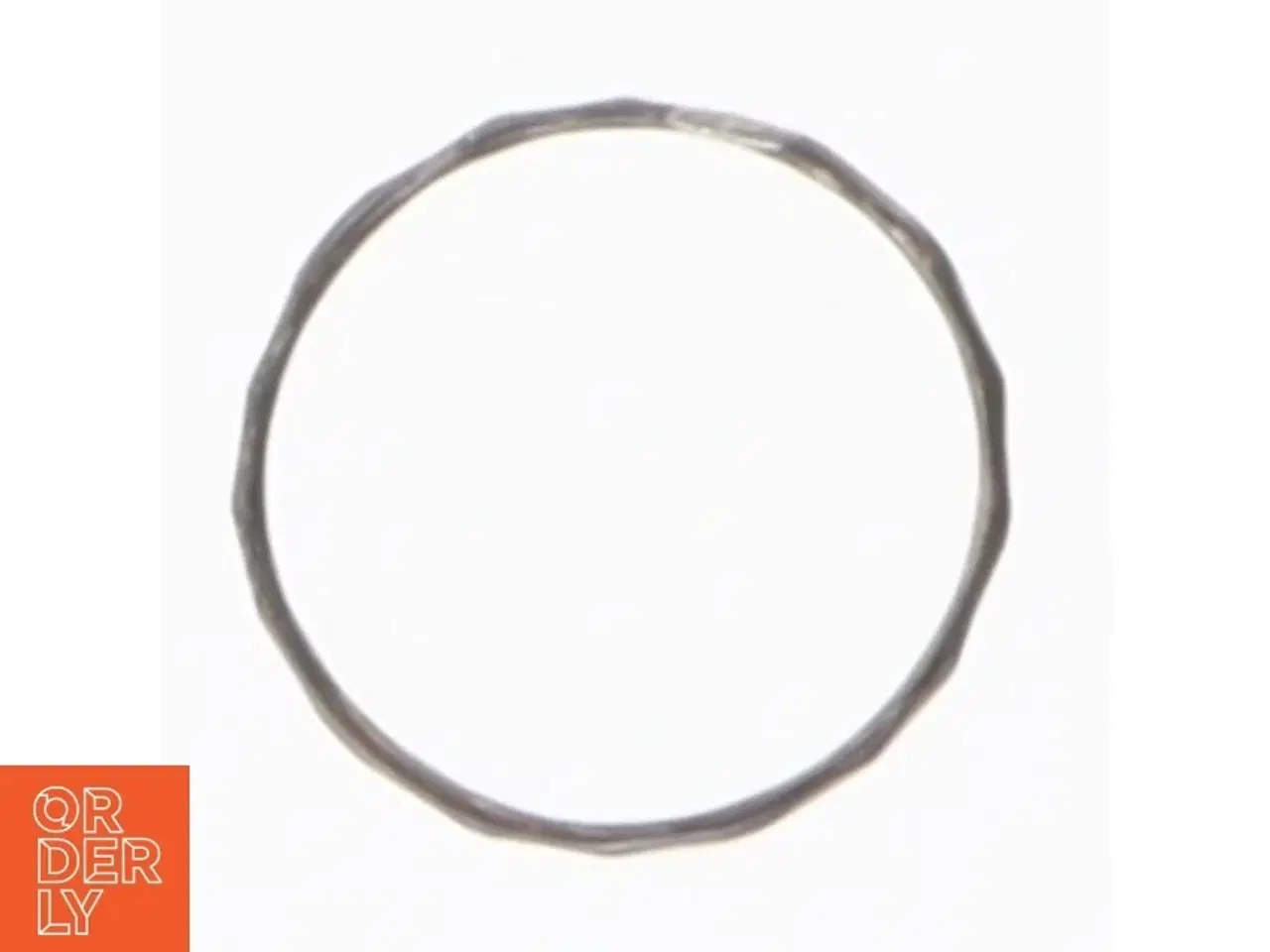 Billede 1 - Bølget fingerring i sølv (str. 56 mm)