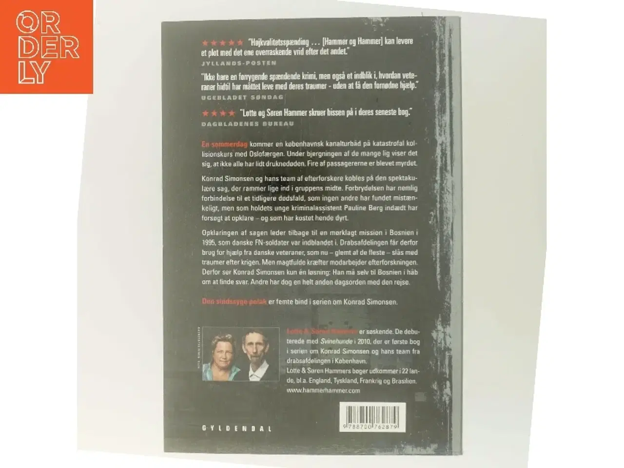 Billede 3 - Den sindssyge polak : kriminalroman af Lotte Hammer (Bog)