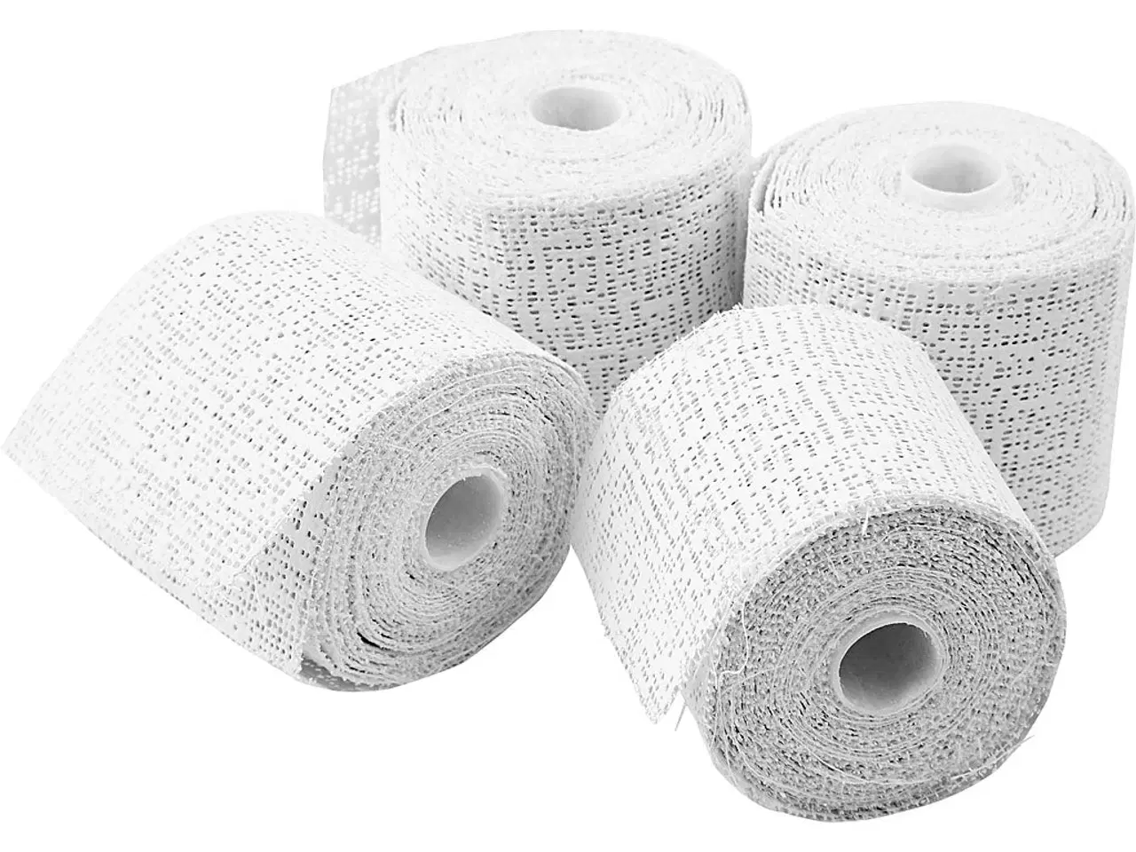 Billede 1 - Gipsgaze, L: 2,7 M, B: 5 cm, hvid, 4rl./ 1 pk.