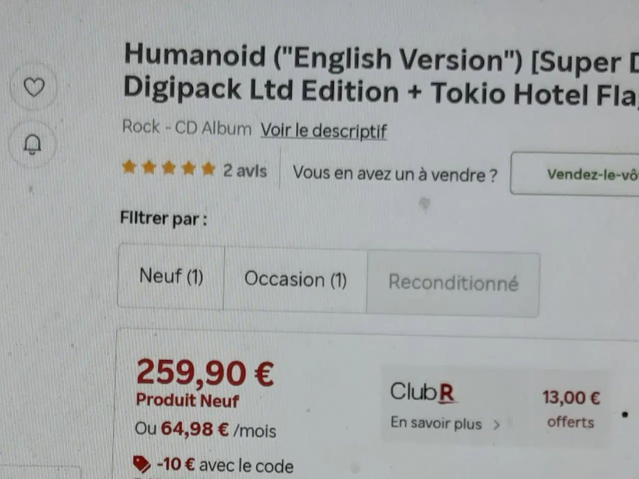 Billede 4 - Tokio Hotel ... Humanoid super de-luxe edition